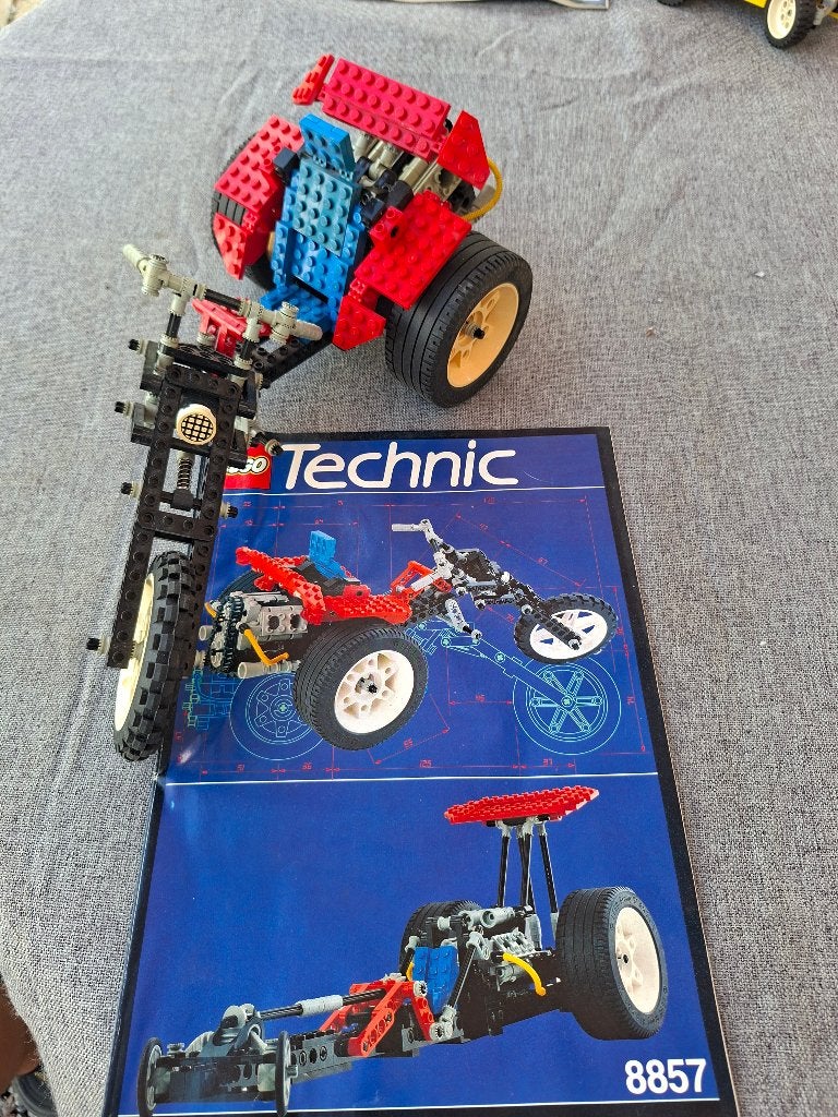 LEGO Technic 8857 Street Chopper 1993 compleet, Gebruikt, Lego, Ophalen of Verzenden, Complete set