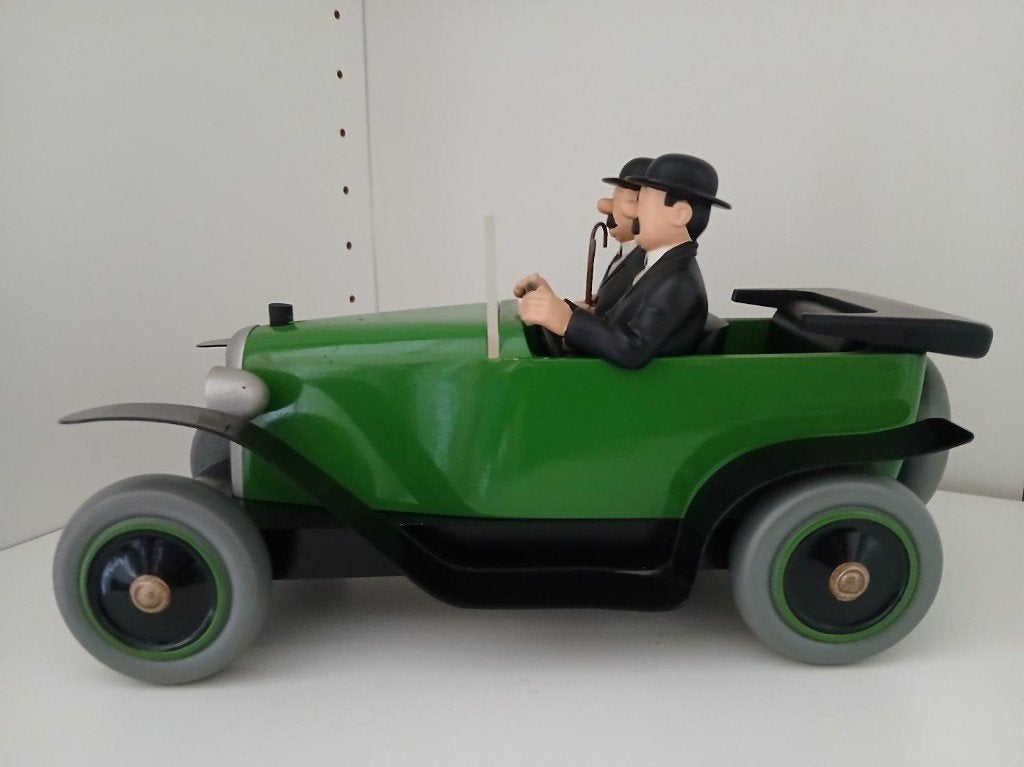 Tintin La Citroën Trèfle Hergé, Collections, Enlèvement, Tintin, Comme neuf, Statue ou Figurine