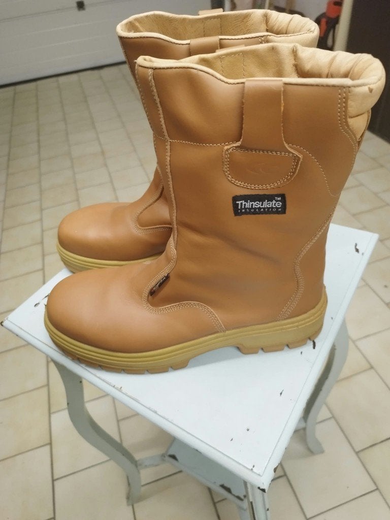 Larzen, Bruin, Nieuw, Werkschoenen, Ophalen