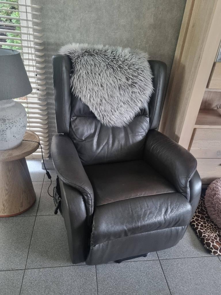 Zetel 1zit, Ophalen, Gebruikt, Eenpersoons, Leer