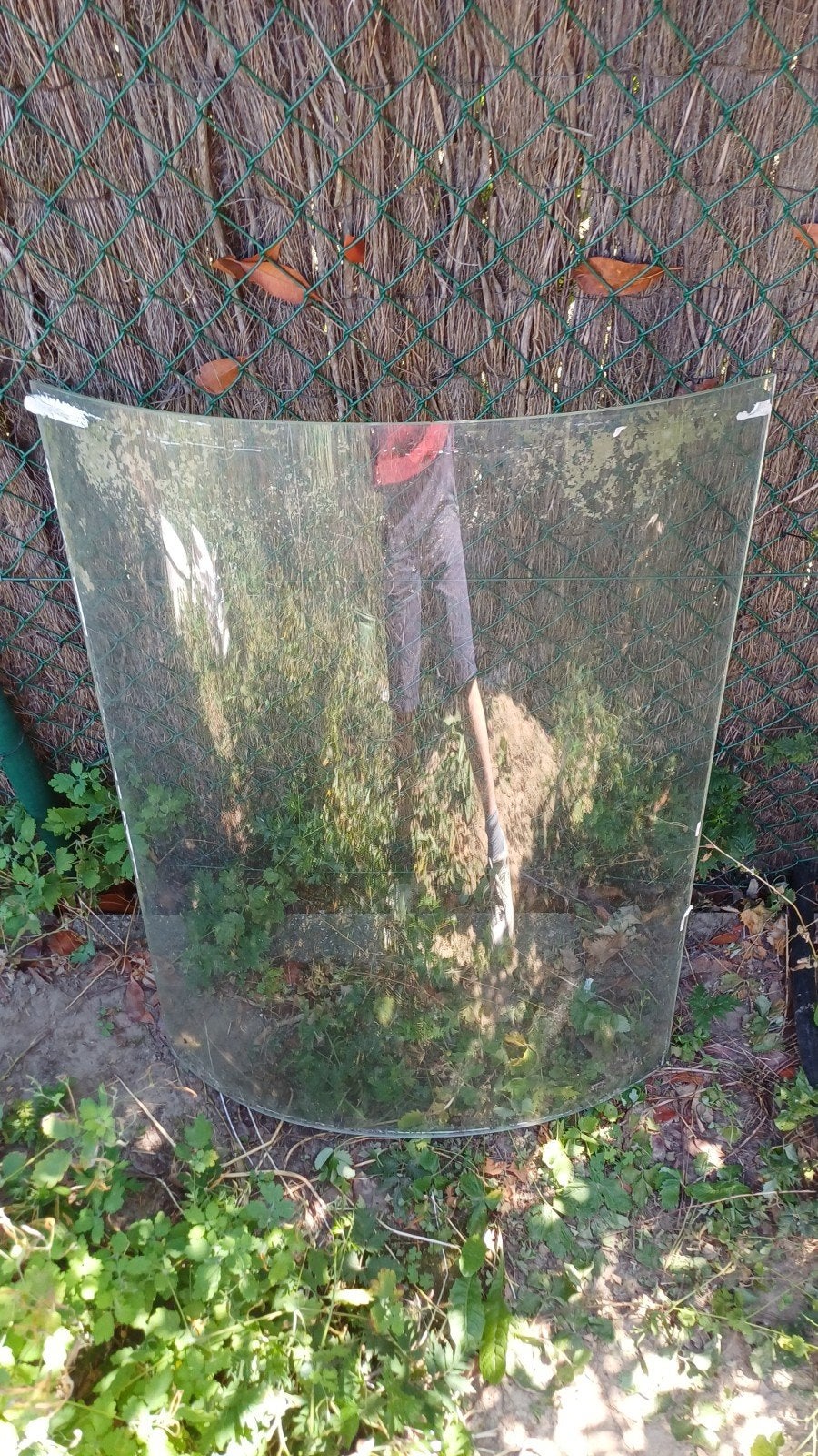 Gebogen glas 79x106cm, Ophalen