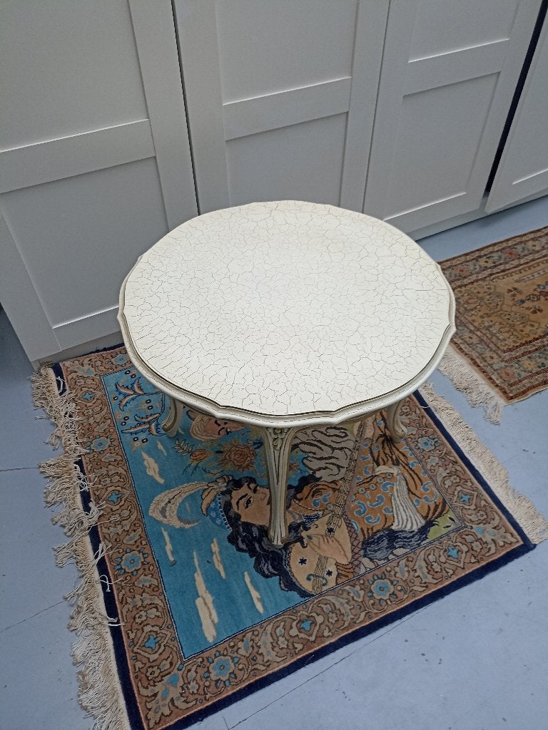 rond bijzettafeltje, Minder dan 55 cm, Gebruikt, Rond, Landelijk