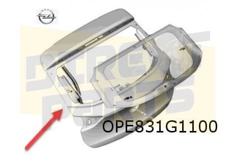 Opel Corsa F achterklep (9/19-) (P2JO) Origineel! 9837473680, -, Opel, Nieuw, Ophalen of Verzenden