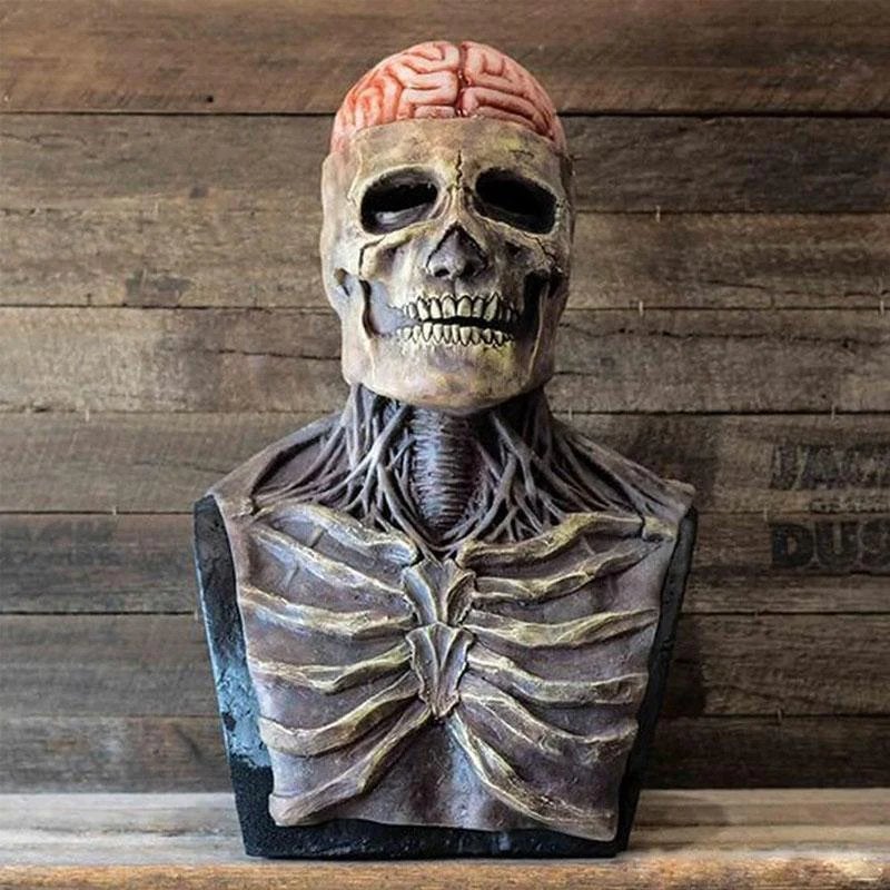 Halloween masker Graveface, Hobby en Vrije tijd, Ophalen of Verzenden, Nieuw, Feestartikel