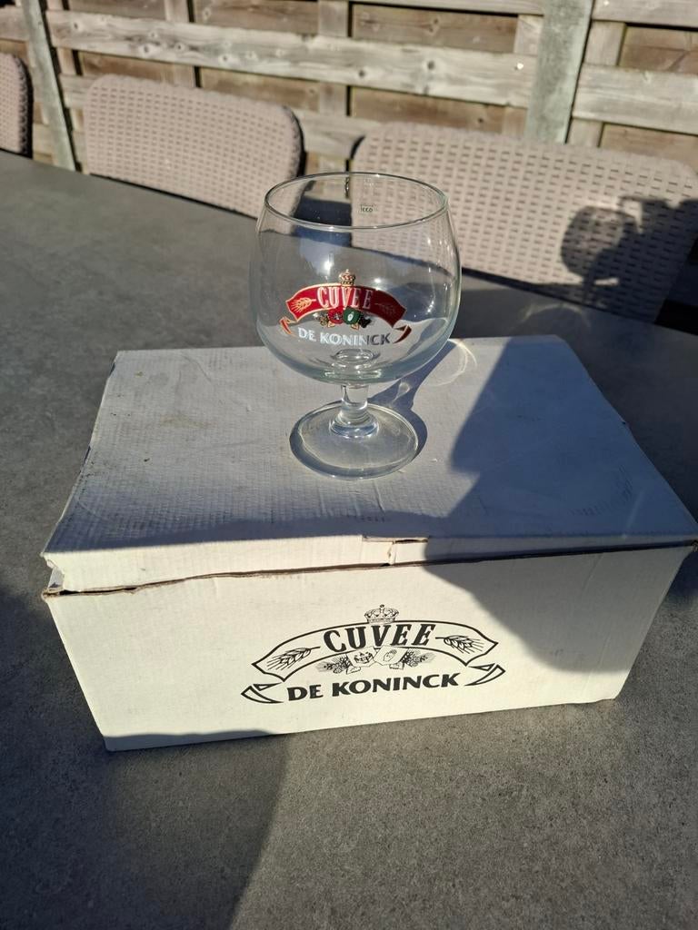 6  cuve bollekes koninck glazen, Ophalen