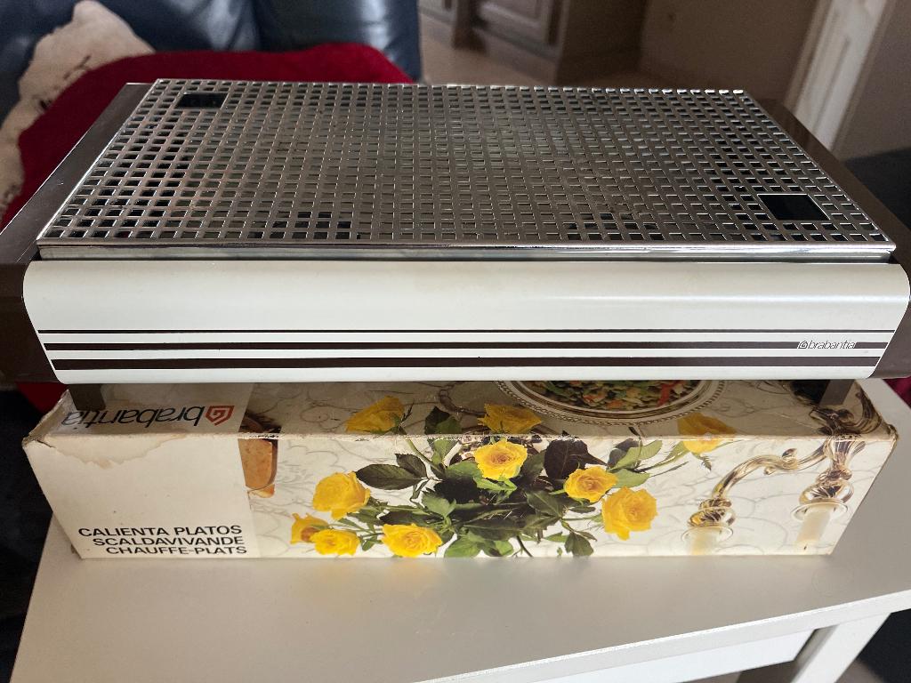 Réchauffeur à vaisselle vintage, Maison & Meubles, Cuisine | Ustensiles de cuisine, Enlèvement ou Envoi, Utilisé, Blanc, Brabantia