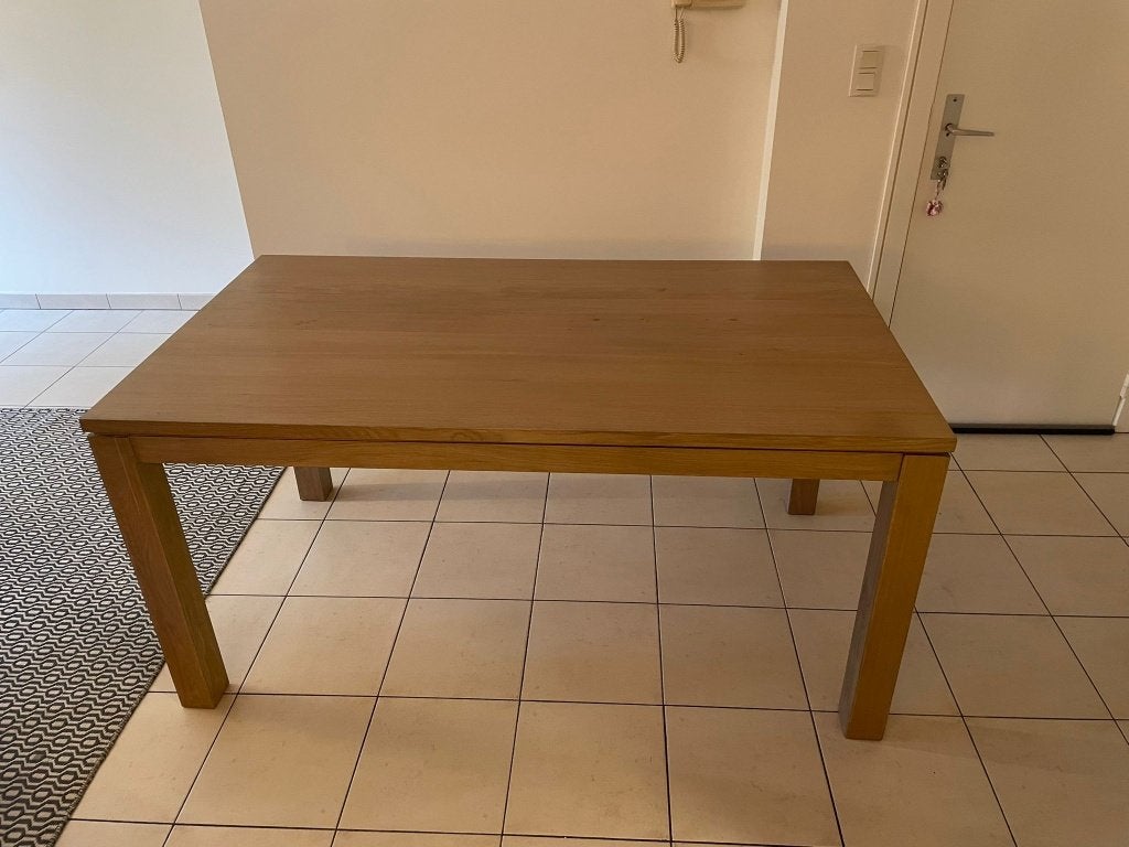 eettafel, Ophalen, Eikenhout, 50 tot 100 cm, Zo goed als nieuw
