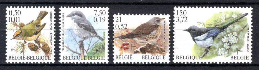 2985/2988 MNH** 2001 - Oiseaux, Envoi, Non oblitéré, Neuf