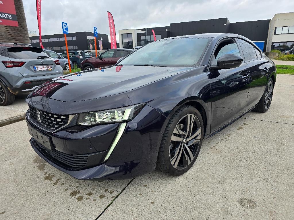 Peugeot 508 1.2 Pure Tech GT Automaat Navi + Garantie, Auto's, Peugeot, Automaat, 1199 cc, Leder en Stof, Zwart