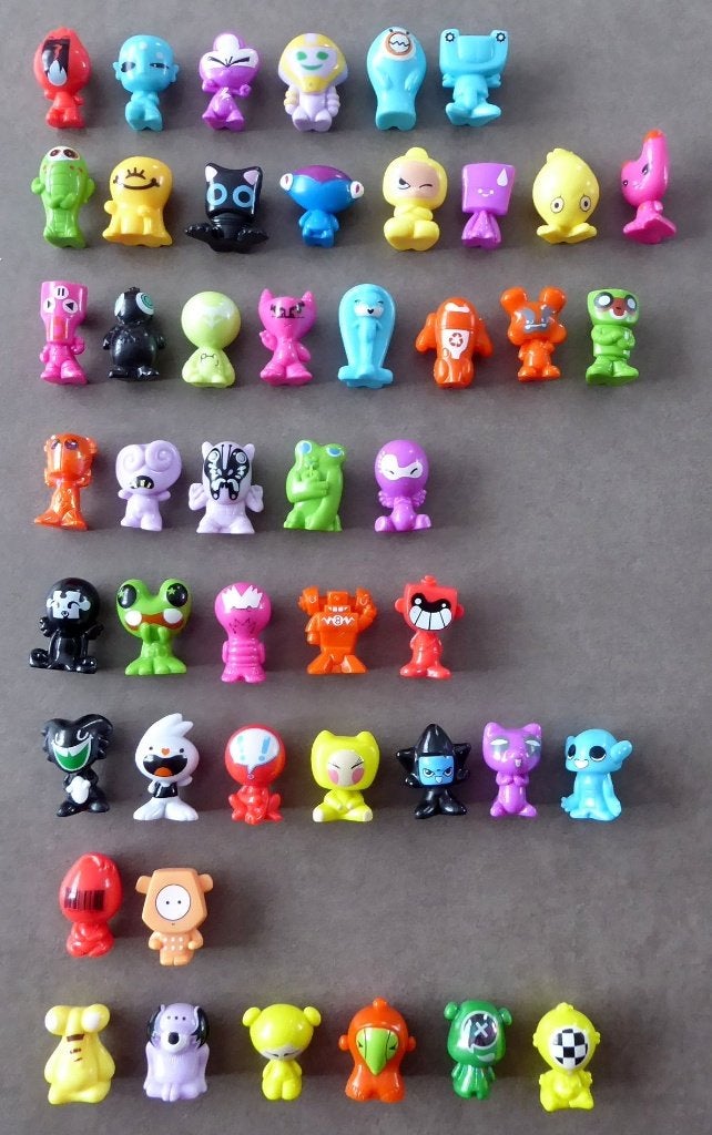 Lot 47 gogo's crazy bones - Modern serie 3 Explorer, Collections, Jouets miniatures, Enlèvement ou Envoi, Comme neuf