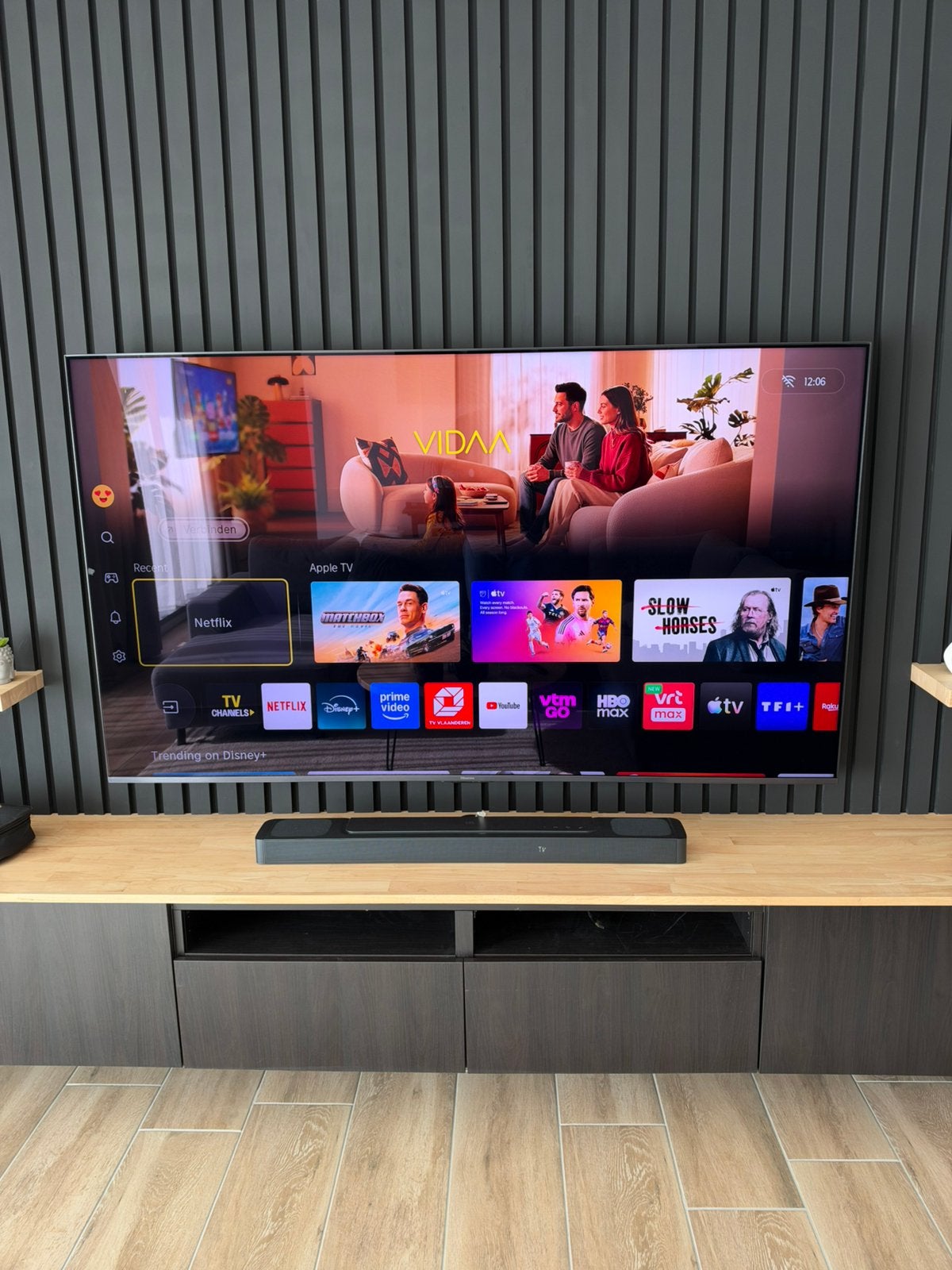 Hisense 75U8Q 75 inch tv, Enlèvement, Comme neuf