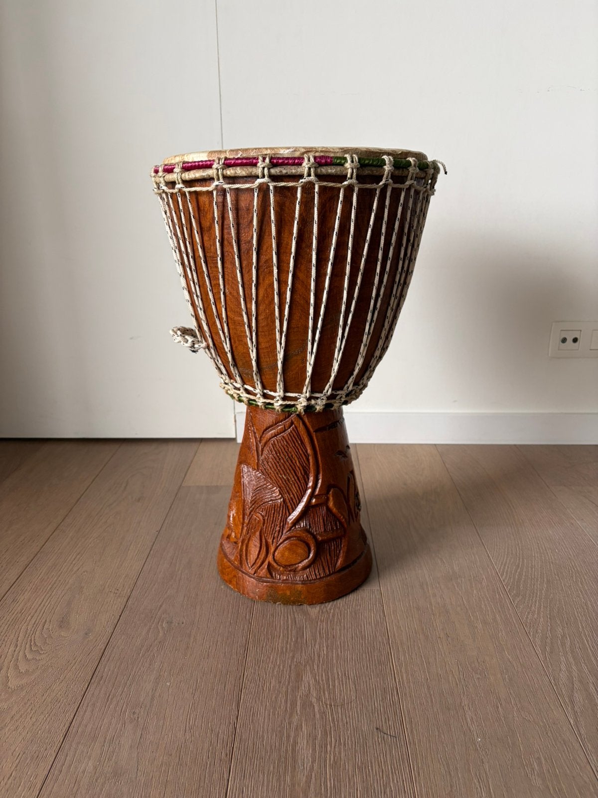 Djembé + draagtas, Muziek en Instrumenten, Ophalen, Zo goed als nieuw