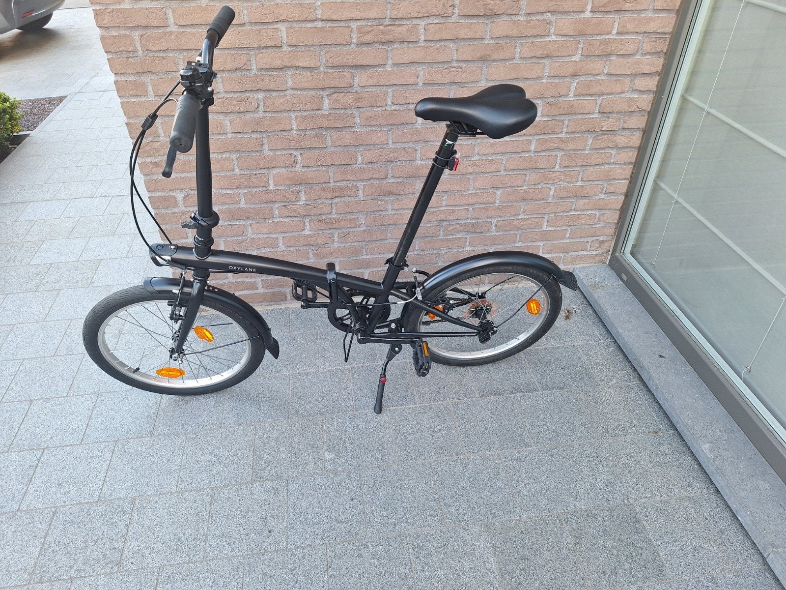 Vouwfiets Fold 100 zwart btwin, Vélos & Vélomoteurs, Vélos | Vélos pliables, Comme neuf, Autres marques, 18 à 20 pouces, Totalement pliable