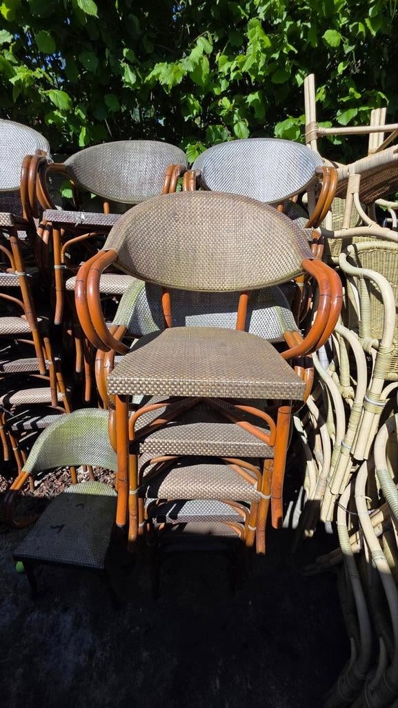 Parijse terrasstoelen 100st aan 10€ per stuk, Ophalen of Verzenden