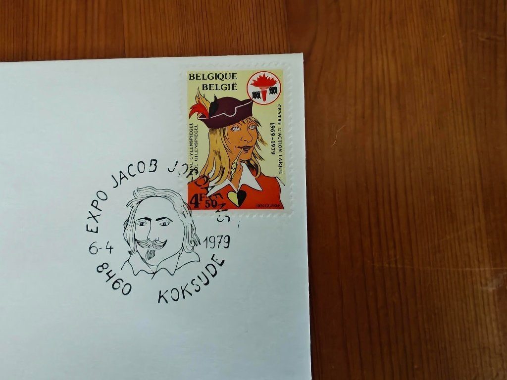 1979 - eerste dag omslag Jordaens, Postzegels en Munten, Ophalen of Verzenden, Onbeschreven