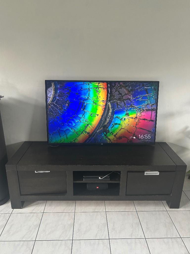 Tv kast, Huis en Inrichting, Kasten |Televisiemeubels, Ophalen, Gebruikt, Overige houtsoorten, 150 tot 200 cm