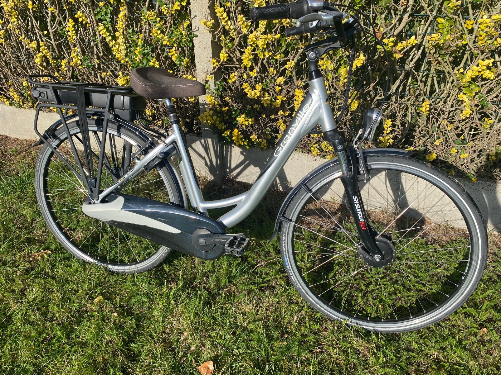 Elektrische fiets 25km/h Granville E-Volve, Fietsen en Brommers, Minder dan 30 km per accu, Gebruikt, 47 tot 51 cm, Ophalen