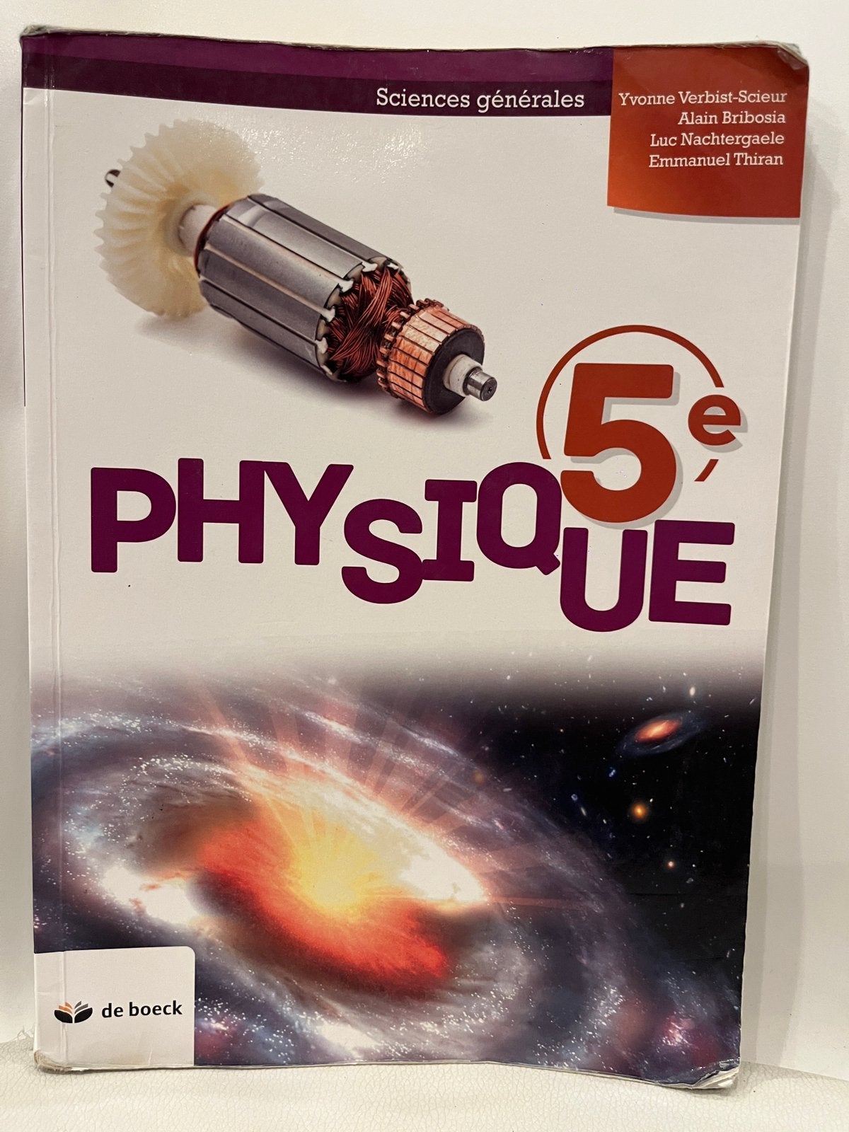 Physique 5e - Manuel De Boeck, Livres, Enlèvement, Utilisé, Secondaire, Physique