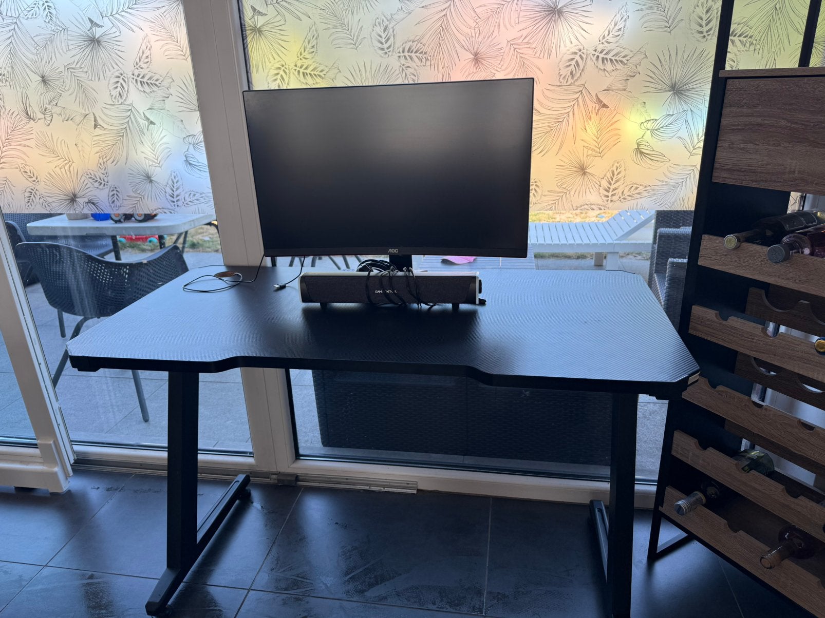 Bureau gaming a led, ecran gaming AOC gaming, chaise gaming, Enlèvement, Neuf, Bureau gaming
