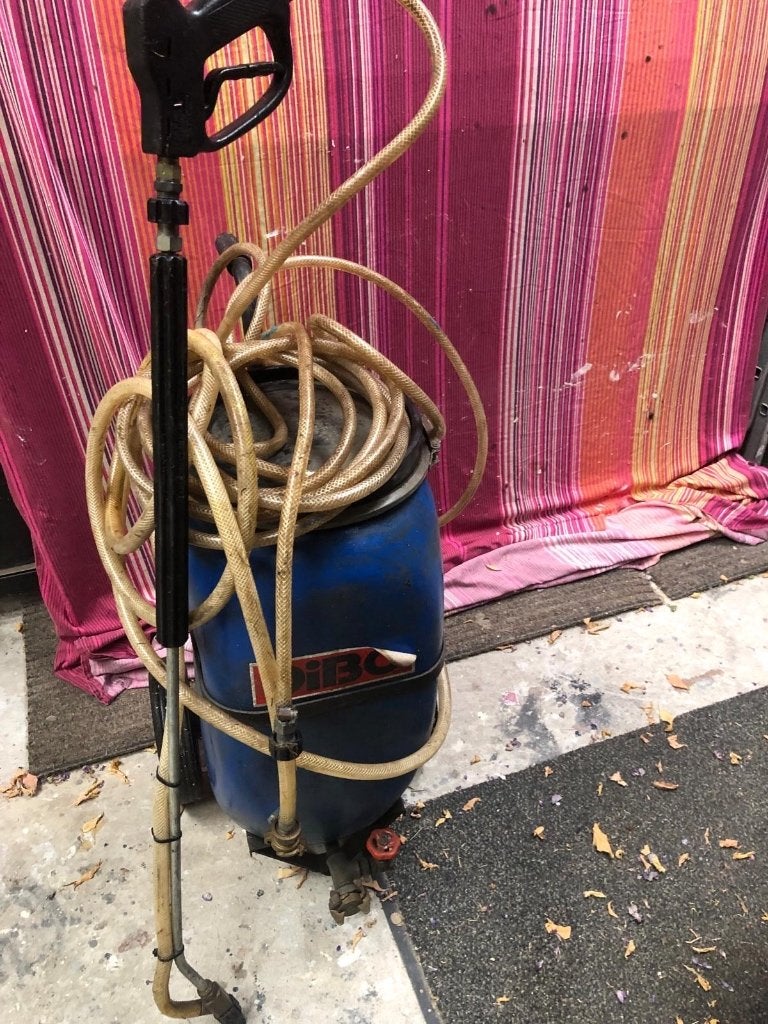 Zandstraalvat, Doe-het-zelf en Bouw, Schildersmaterialen, Ophalen of Verzenden, Gebruikt