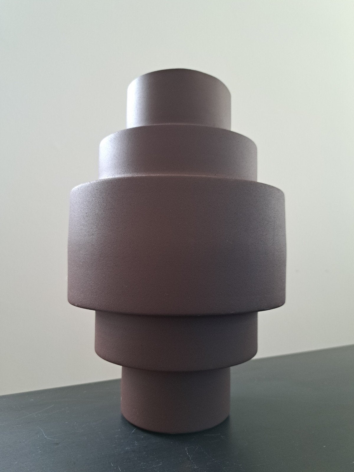 Vaas metaal aardekleur, Maison & Meubles, Accessoires pour la Maison | Vases, Enlèvement