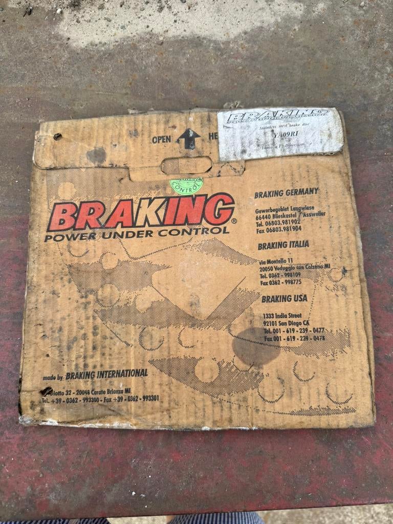 2x Braking YA09RI remschijf Yamaha, Enlèvement