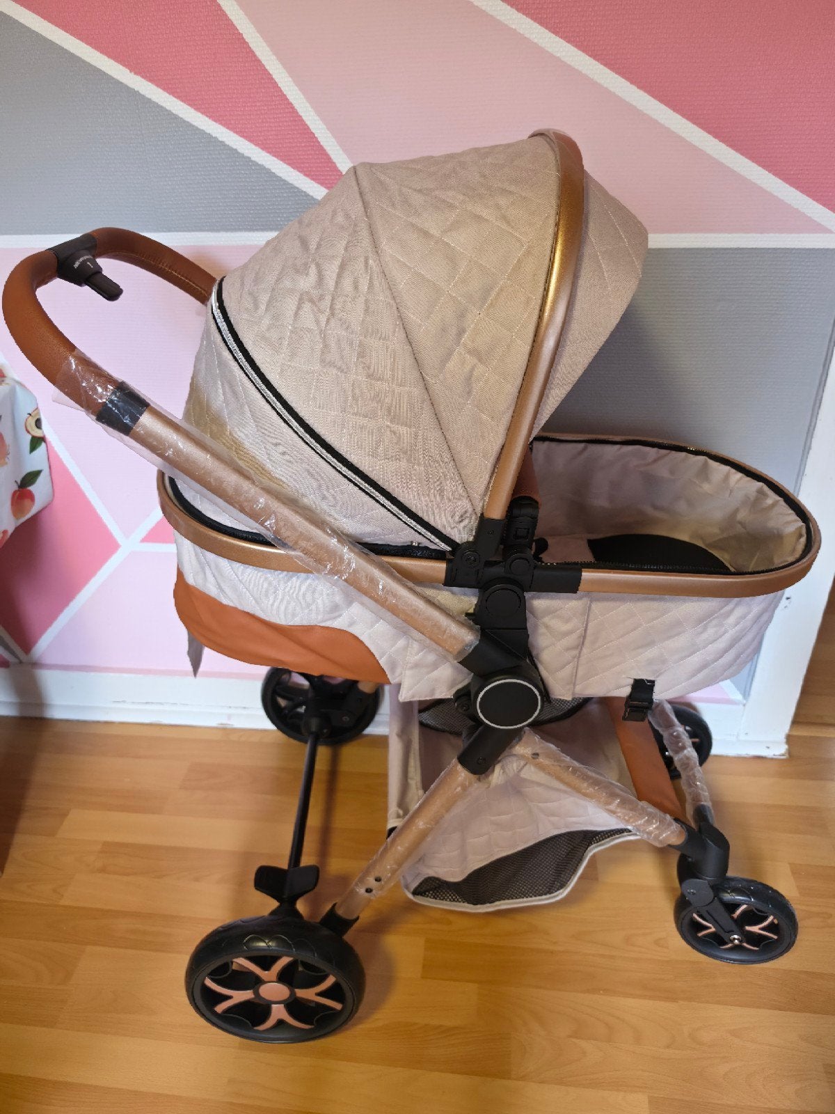 Poussette combinée 3-en-1 (Nacelle / Poussette) – neuf, Enfants & Bébés, Poussettes & Combinaisons, Enlèvement, Neuf, Poussette