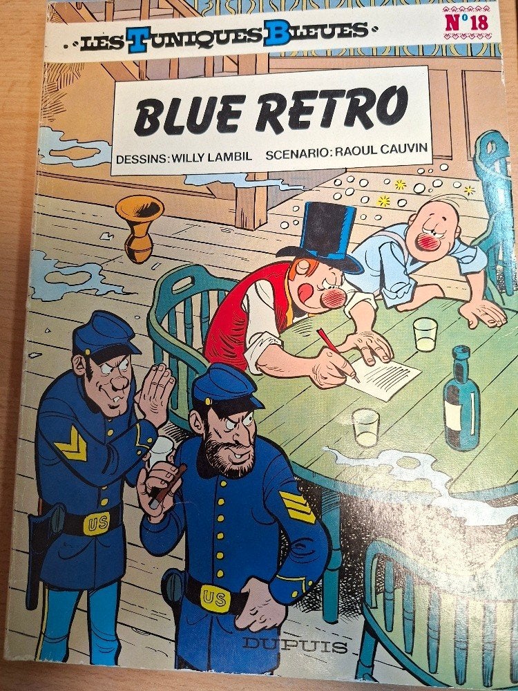 Blue rétro, Enlèvement, Comme neuf, Lambil & Cauvin