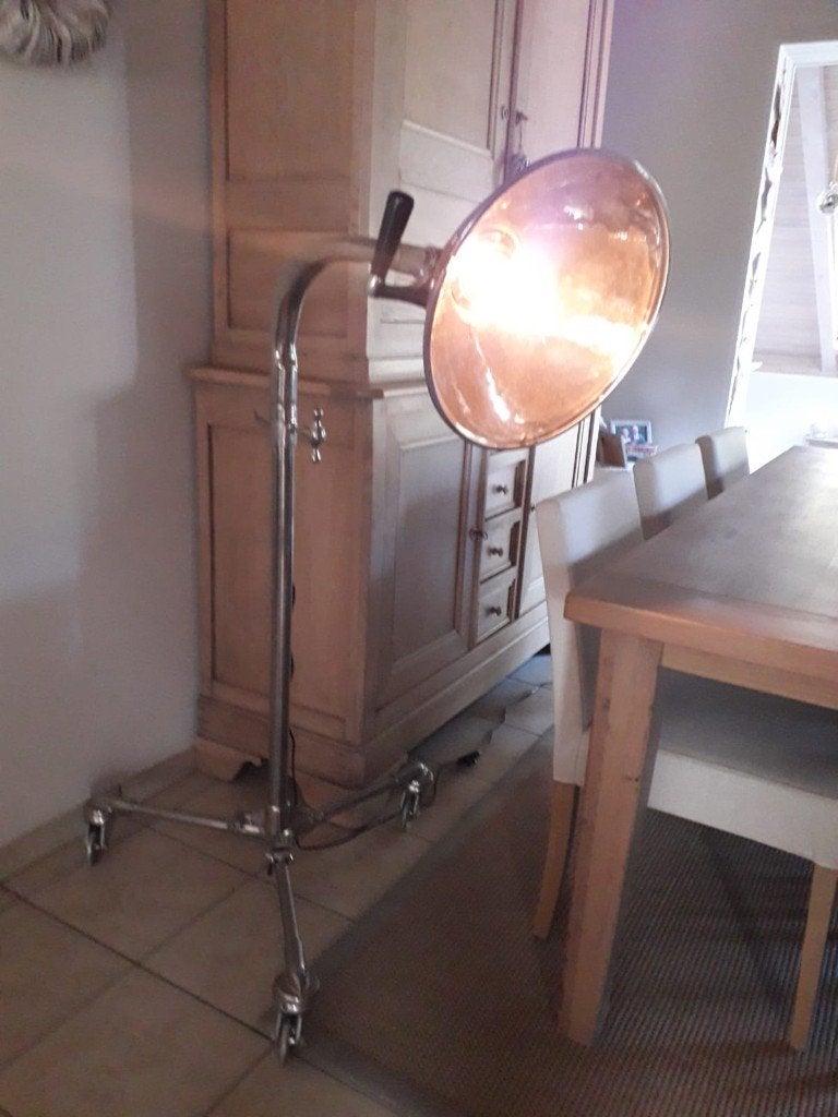 Exclusieve design staande lamp, Huis en Inrichting, Ophalen, 100 tot 150 cm, Overige fittingen, Zo goed als nieuw