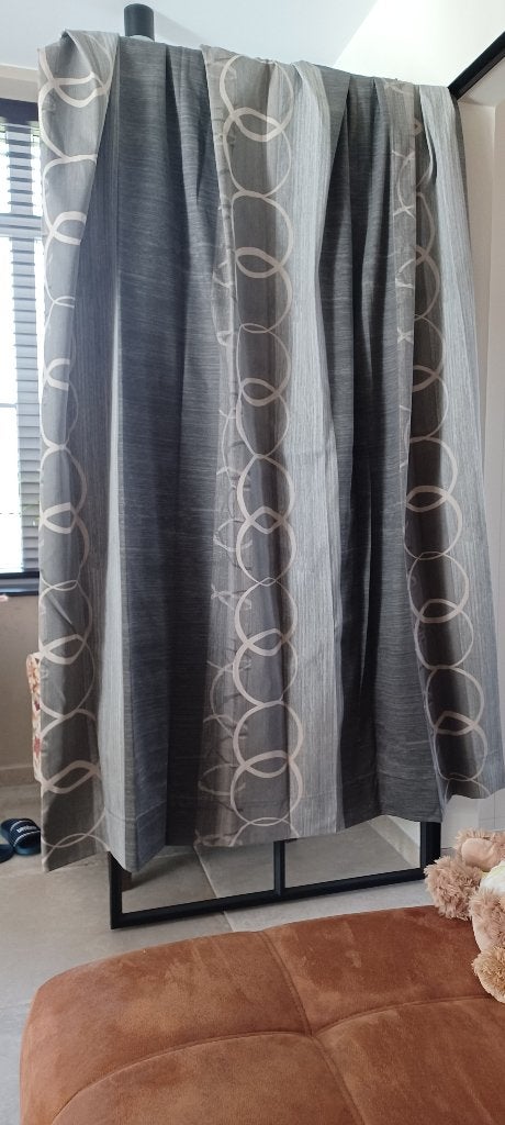 Gevoerde overgordijnen, Ophalen, 200 cm, Isolerend, 200 cm