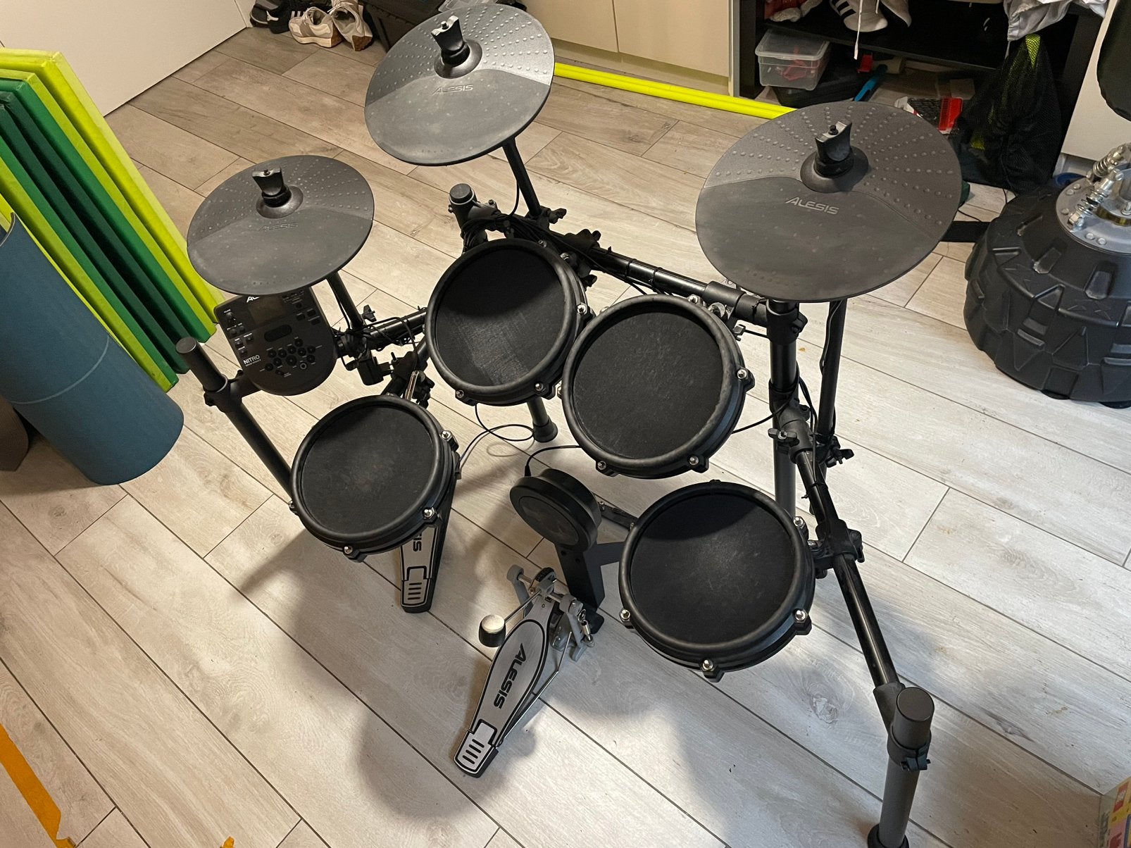 Nitro Mesh Kit elekdrumstel - uitstekende staat, Muziek en Instrumenten, Ophalen, Gebruikt, Elektronisch
