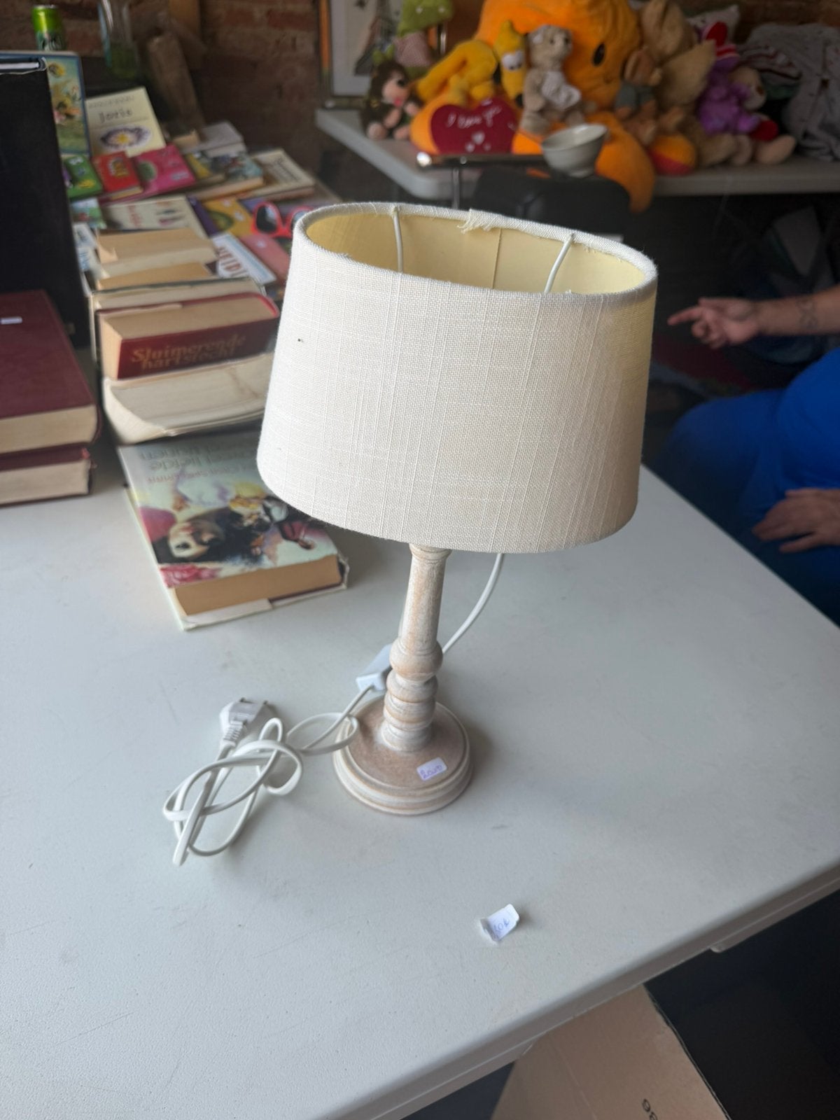 Nachtlamp, Huis en Inrichting, Ophalen, Zo goed als nieuw, Crème, Ovaal