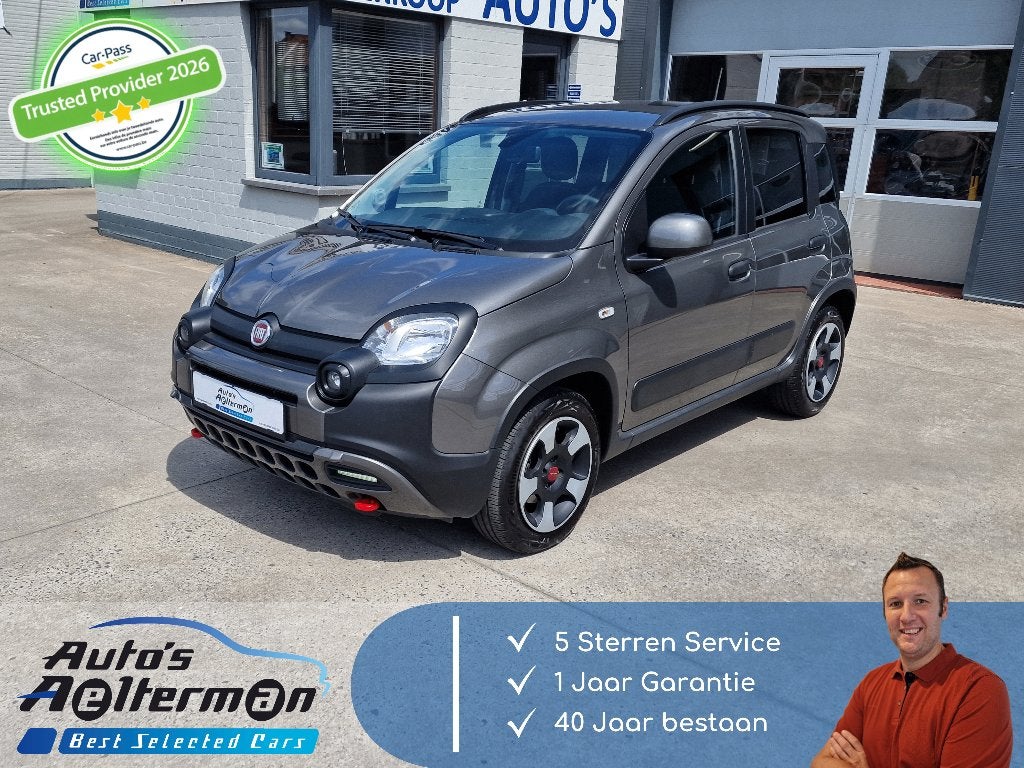 Fiat Panda 1.0i MHEV Cross Automatische airco  Like New, Auto's, Fiat, Voorwielaandrijving, 4 zetels, Stof, Panda