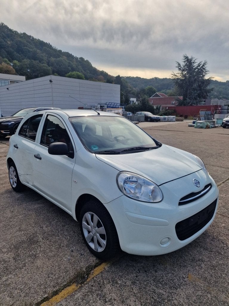 Nissan Micra 1.2i Acenta PureDrive, Auto's, Voorwielaandrijving, Euro 5, Stof, Zwart