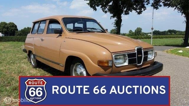 Saab 95 | 1976 | Route 66 Auctions, Autos, Achat, Entreprise, Boîte manuelle, Autre carrosserie
