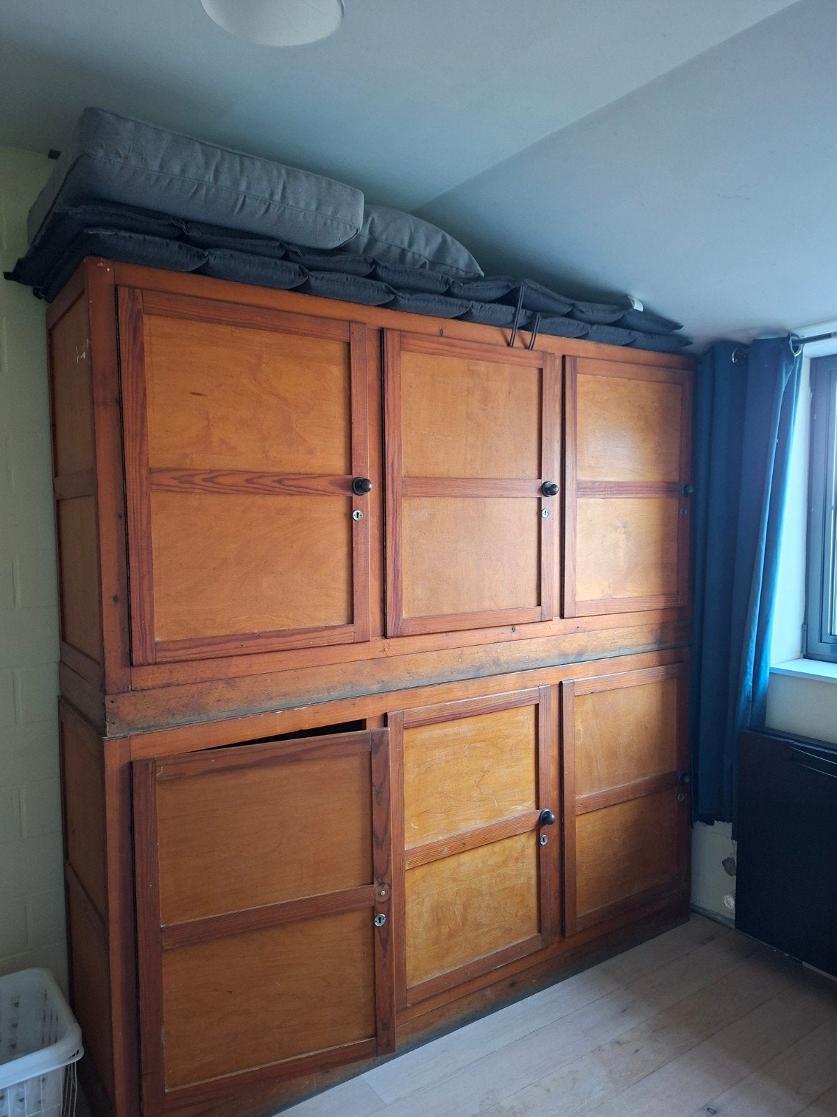 Grand buffet en 2 pièces, 200 cm ou plus, Avec tablette(s), Enlèvement, Utilisé