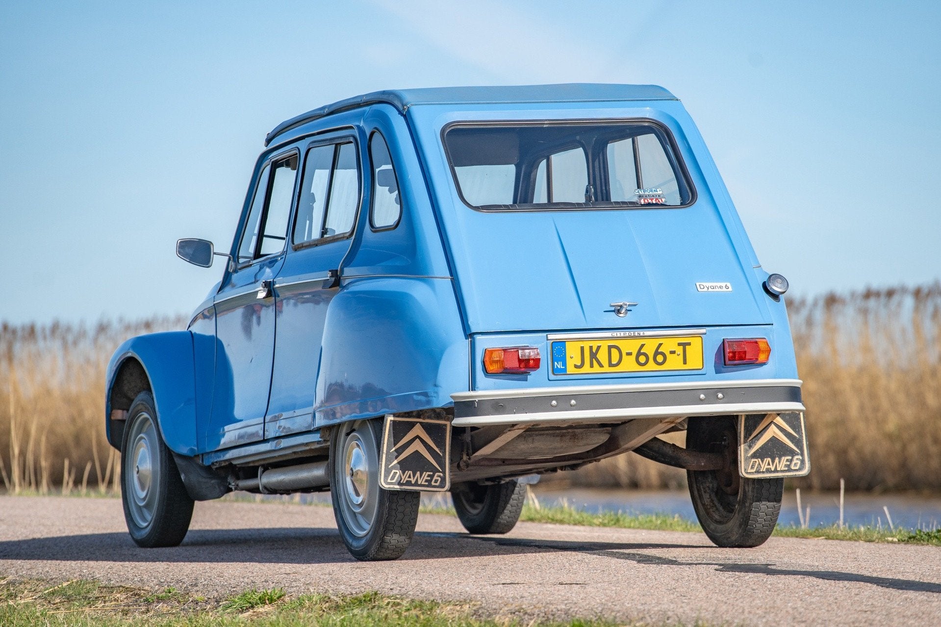 Citroen Dyane 6 Confort, 4 deurs, 602 cc, Citroën, Blauw