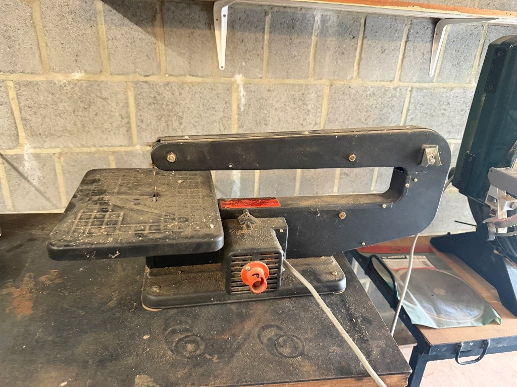 Scie à chantourner dremel moto shop model 576, Enlèvement, Utilisé, Moins de 600 watts, Autres types