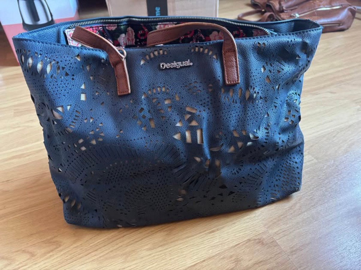 Sac a main desigual, Ophalen, Gebruikt, Blauw, Handtas