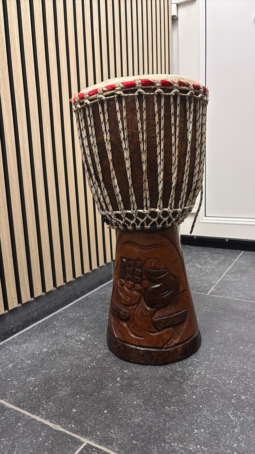Djembe, Muziek en Instrumenten, Percussie, Ophalen, Zo goed als nieuw