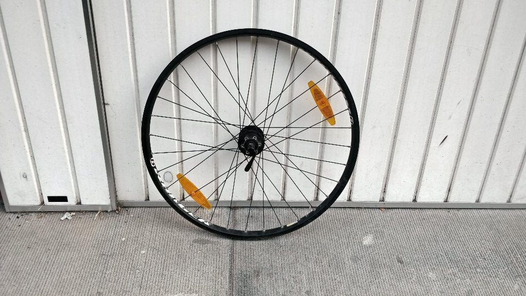 Voorwiel 26 inch schijfrem, Fietsen en Brommers, Ophalen, Zo goed als nieuw, Mountainbike, Wiel