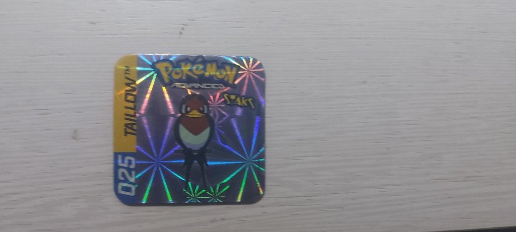 magneet speelgoed pokemon panini staks holo Tailow uit 2003, Kinderen en Baby's, Speelgoed | Educatief en Creatief, Nieuw, Ophalen of Verzenden