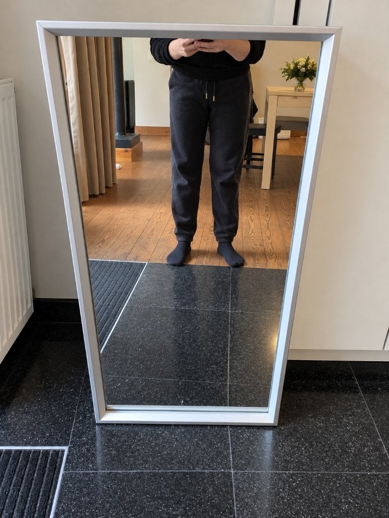 Miroir en parfait état, Maison & Meubles, Moins de 100 cm, Comme neuf, Enlèvement, Rectangulaire