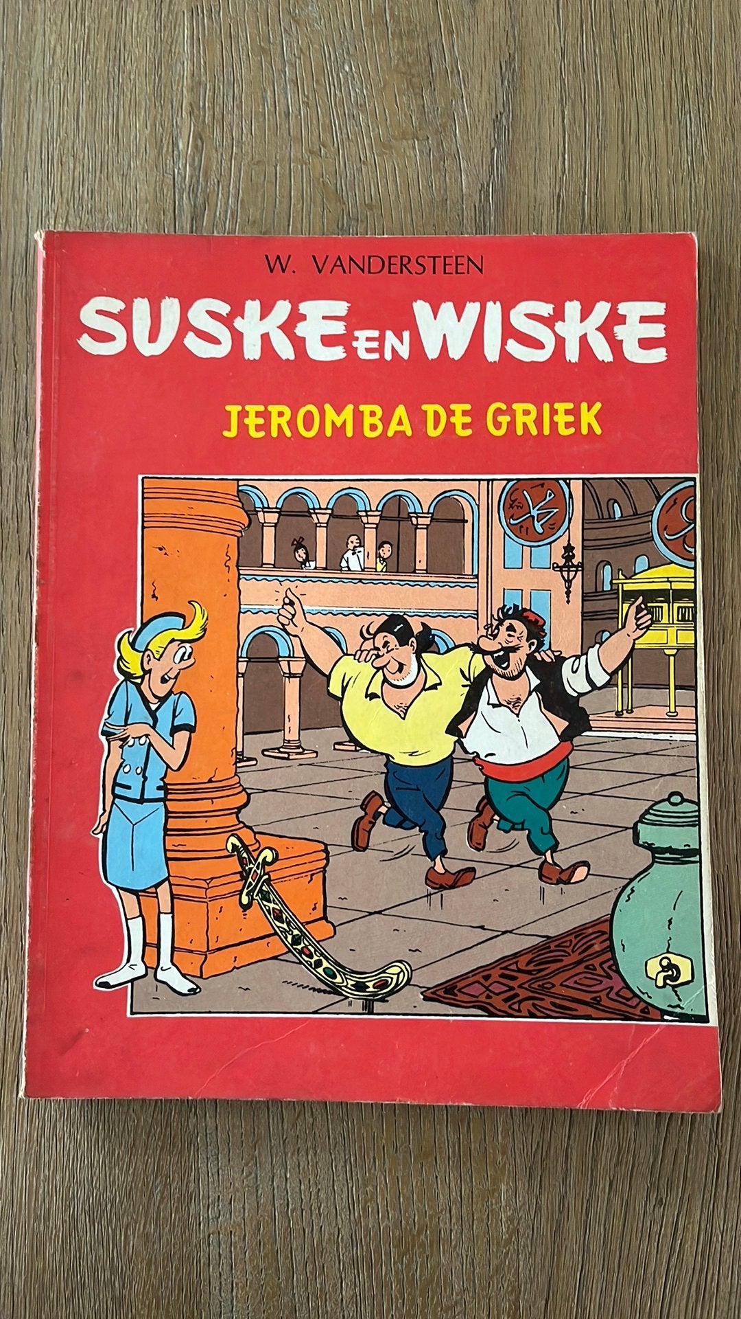 Suske en Wiske - Jeromba de Griek - oude uitgave jaren 60, Eén stripboek, Ophalen, Gelezen
