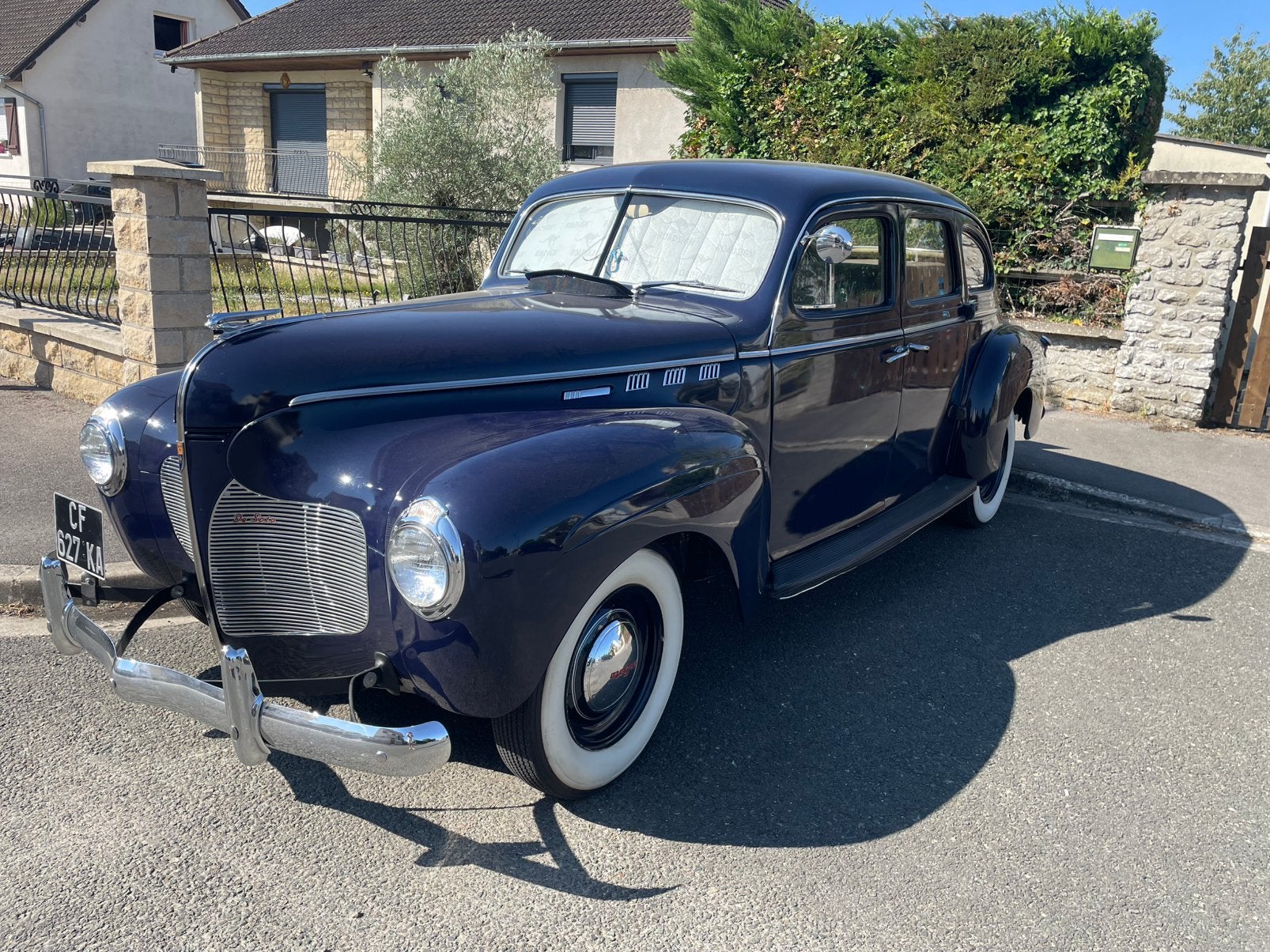 Desoto Sedan Custom, Auto's, Overige merken, 4 deurs, Achterwielaandrijving, Grijs