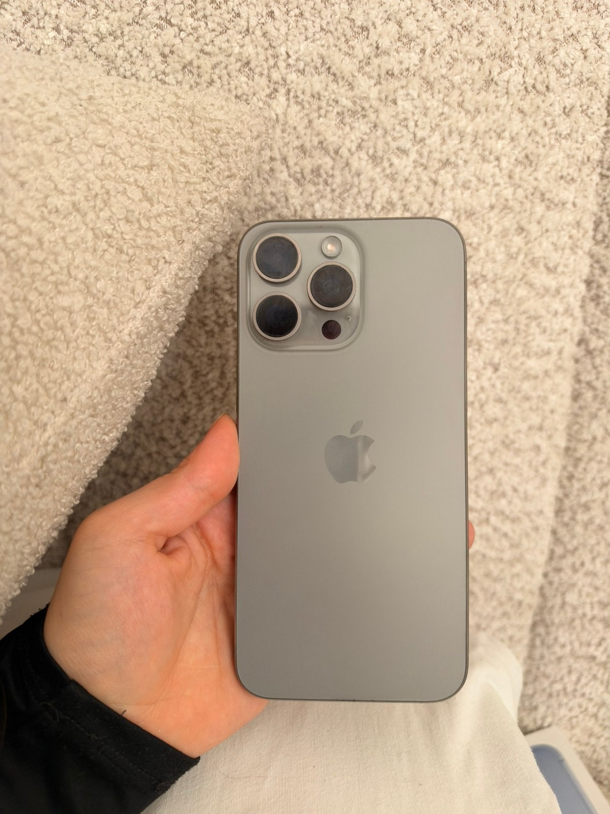 iPhone 15 Pro Max 512GB in grijze/titanium kleur., Telecommunicatie, Ophalen of Verzenden, Zo goed als nieuw, 512 GB, IPhone 15 Pro Max