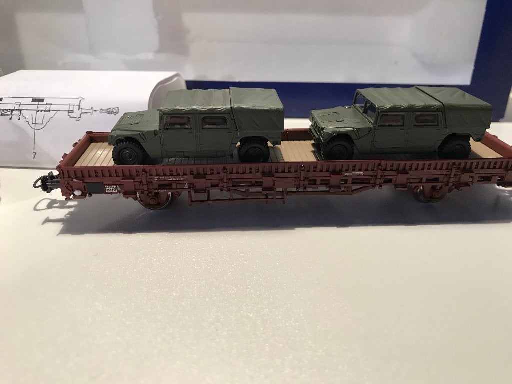 ROCO - HUMMER - WAGON DE TRANSPORT - 1:87, Neuf, Wagon, Roco, Courant continu