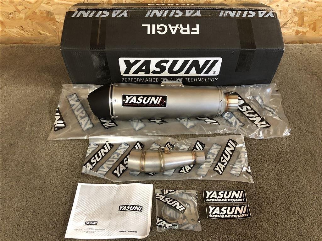 Yasuni TUB823 uitlaat demper Kawasaki Z300 2015 2016 2017, Verzenden, Nieuw
