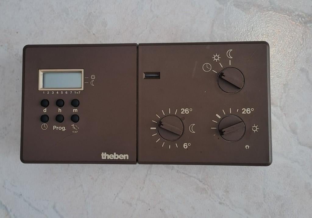 Thermostat d'ambiance (chaudière) THEBEN RAM 382 D, Enlèvement, Utilisé