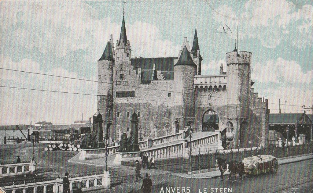 ANTWERPEN -  Het Steen + 115 Jaar oud !!, Ophalen of Verzenden, Voor 1920, Gelopen, Antwerpen